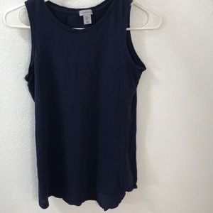 Navy blue tank top